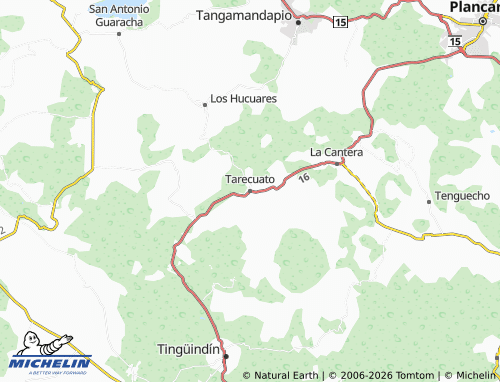 Mapa MICHELIN Tarecuato - ViaMichelin
