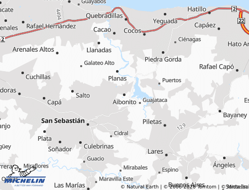 Mapa MICHELIN Aibonito - ViaMichelin
