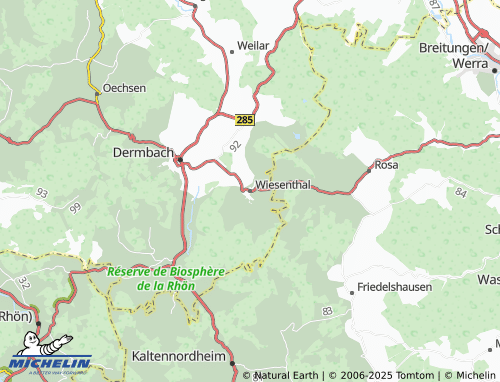 MICHELIN Wiesenthal map - ViaMichelin