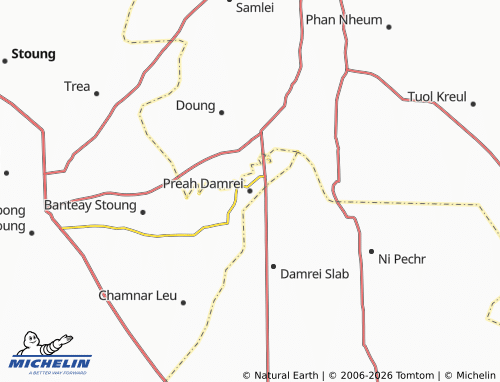 Mapa MICHELIN Preah Damrei - ViaMichelin