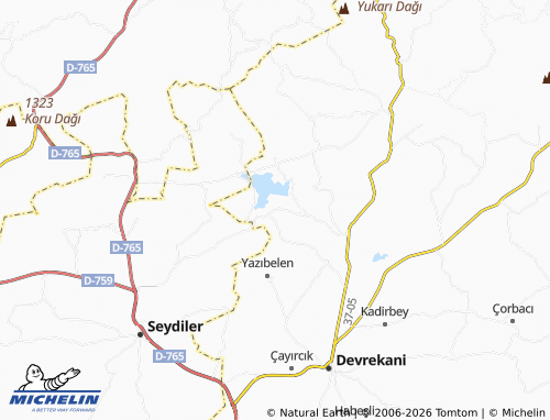 Kaart MICHELIN Fakılar - ViaMichelin