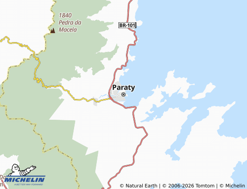 MICHELIN-Landkarte Paraty - ViaMichelin