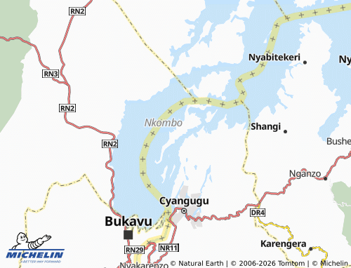 Kaart MICHELIN Bugarura - ViaMichelin