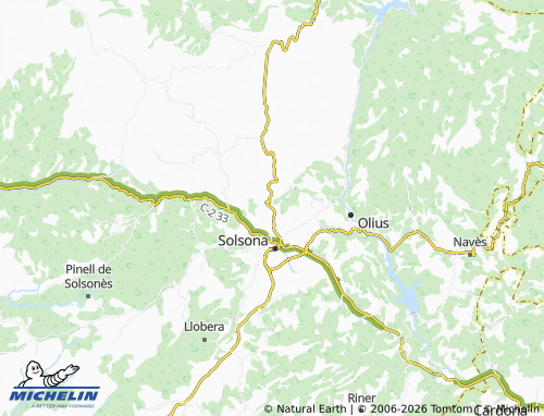 Mapa MICHELIN Camping El Solsonés - ViaMichelin