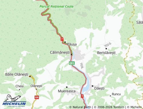 MICHELIN Călimănești map - ViaMichelin