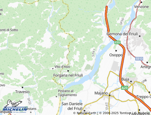MICHELIN-Landkarte Monteprat - ViaMichelin