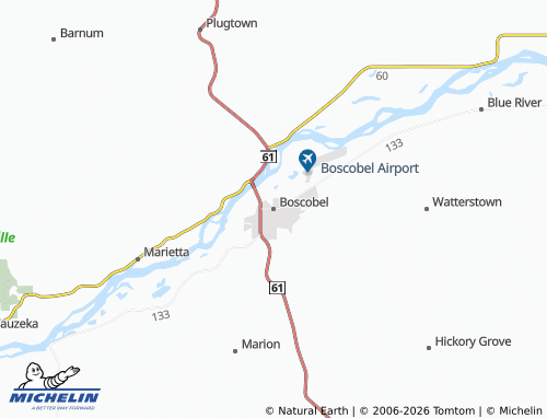 Mappa MICHELIN Boscobel - ViaMichelin