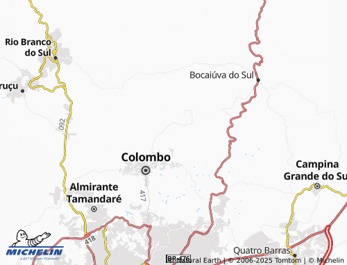 MICHELIN Poço Negro map - ViaMichelin