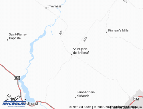 Carte MICHELIN Saint-Jean-de-Brébeuf - ViaMichelin