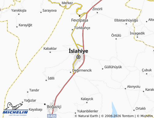MICHELIN Dervişpaşa map - ViaMichelin