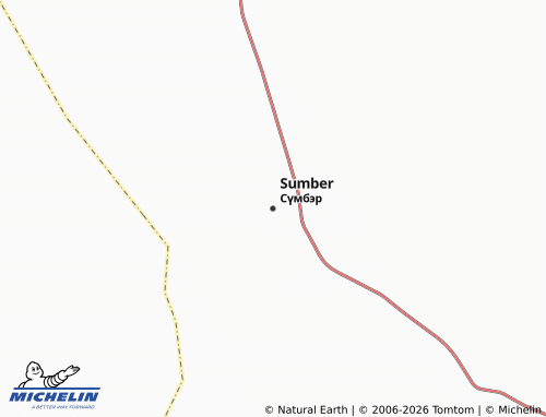MICHELIN-Landkarte Sumber - ViaMichelin