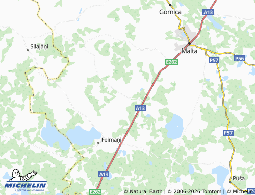 Mapa MICHELIN Vainova - ViaMichelin