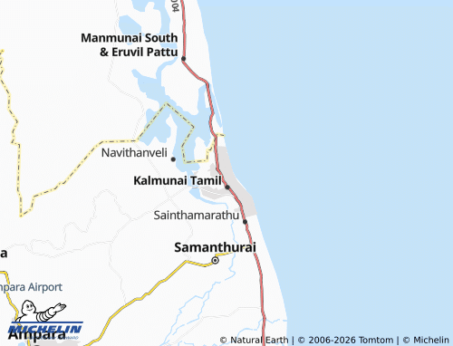 MICHELIN-Landkarte Maruthamunai 06 - ViaMichelin