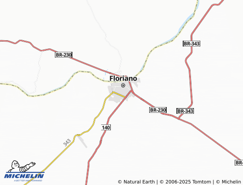 MICHELIN Caixa d'Água map - ViaMichelin