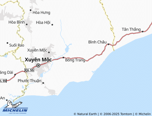 MICHELIN Bưng Riềng map - ViaMichelin