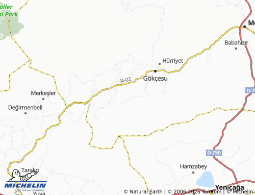 MICHELIN Emirler map - ViaMichelin