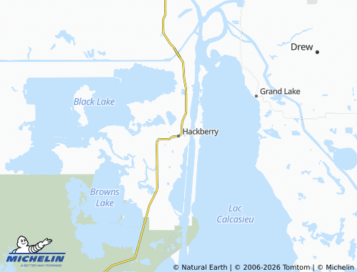 Mapa MICHELIN Hackberry - ViaMichelin