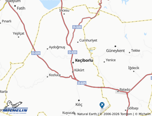 MICHELIN Toki map - ViaMichelin