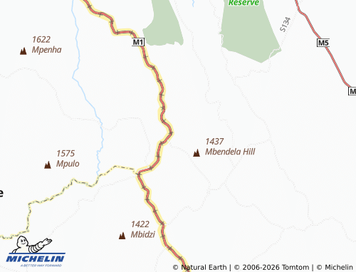 MICHELIN Njolomole map - ViaMichelin