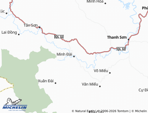 Mappa MICHELIN Minh Đài - ViaMichelin