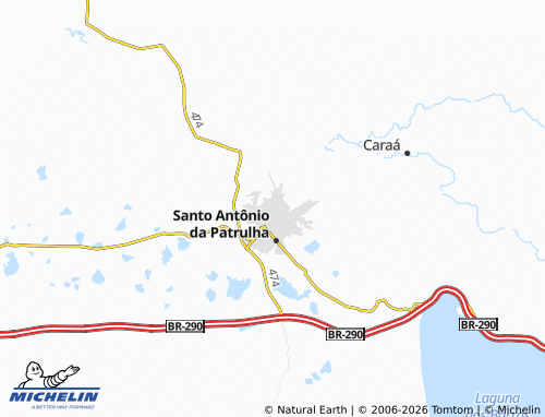 Mapa MICHELIN Cidade Alta - ViaMichelin
