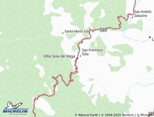 MICHELIN Villa Sola de Vega map - ViaMichelin