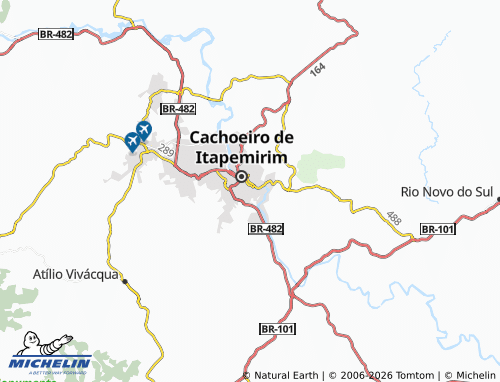 MICHELIN Amaral map - ViaMichelin