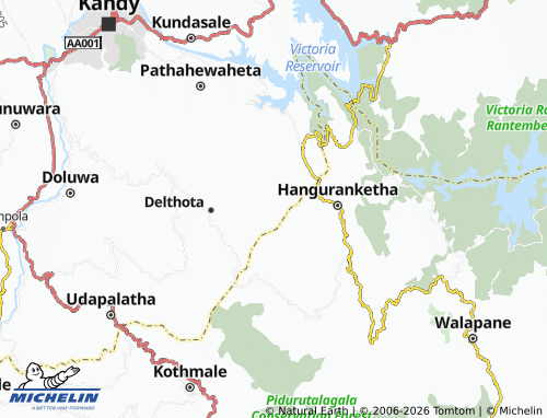 Mappa MICHELIN Kiriwanaketiya - ViaMichelin