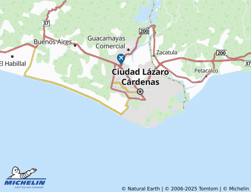 MICHELIN Los Llanitos, Independencia map - ViaMichelin