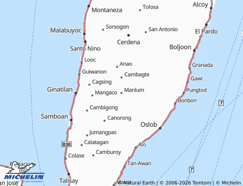 Mappa MICHELIN Manlum - ViaMichelin