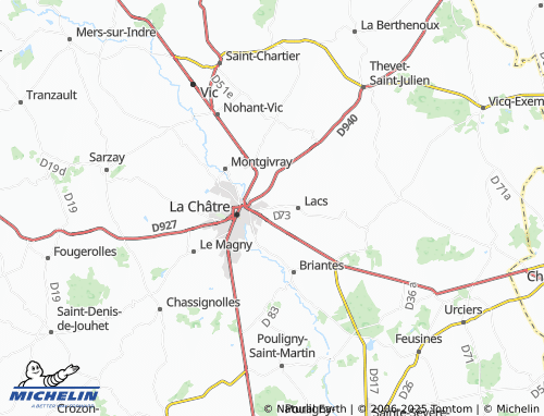MICHELIN Les Péradores map - ViaMichelin