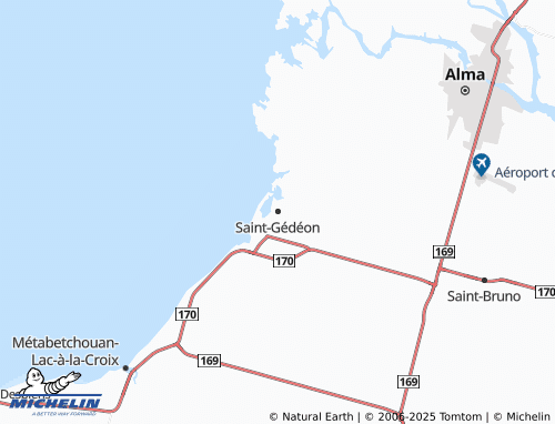 MICHELIN Saint-Gédéon map - ViaMichelin