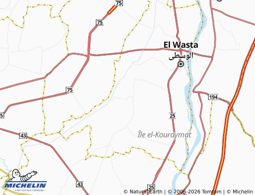 Mappa MICHELIN Wana al-Qis - ViaMichelin