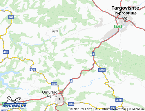 MICHELIN Bozhurka map - ViaMichelin