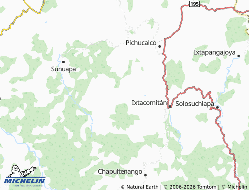 MICHELIN Poblado Tectuapan map - ViaMichelin
