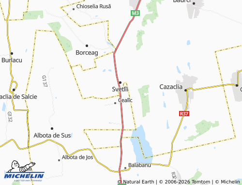 MICHELIN Cortenul Nou map - ViaMichelin