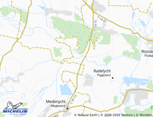 Mapa MICHELIN Lypytsi - ViaMichelin