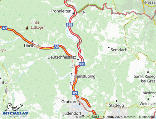 Carte MICHELIN Deutschfeistritz - ViaMichelin