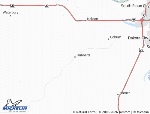 Mapa MICHELIN Hubbard - ViaMichelin