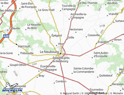 Carte MICHELIN Haut Vitot - ViaMichelin