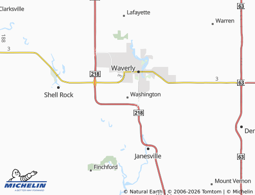 Mappa MICHELIN Washington - ViaMichelin