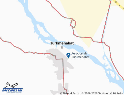 Mappa MICHELIN Turkmenabat - ViaMichelin