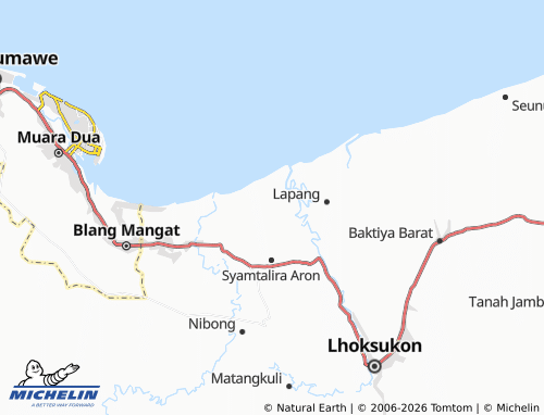 Mapa MICHELIN Tanah Pasir - ViaMichelin