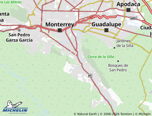 Kaart MICHELIN Torres de Satélte - ViaMichelin