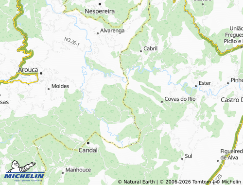 Mapa MICHELIN Cortegaça - ViaMichelin