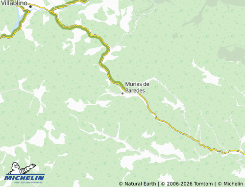 MICHELIN Murias de Paredes map - ViaMichelin