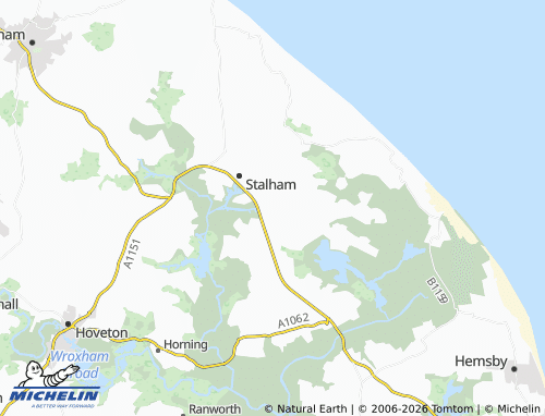Carte MICHELIN Sutton - ViaMichelin