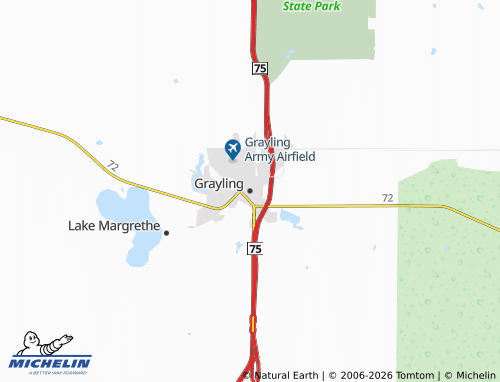 Mapa MICHELIN Grayling - ViaMichelin