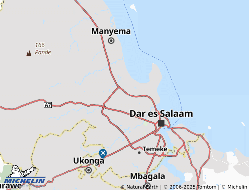 MICHELIN Kijitonyama map - ViaMichelin