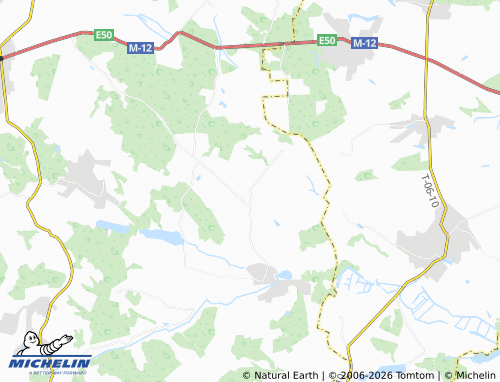 MICHELIN Sakhny map - ViaMichelin